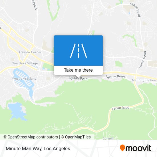 Mapa de Minute Man Way