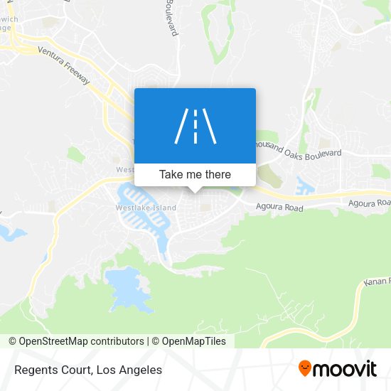 Mapa de Regents Court