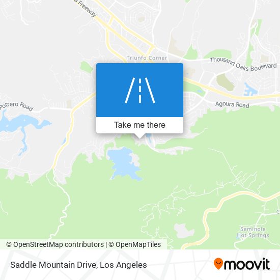 Mapa de Saddle Mountain Drive