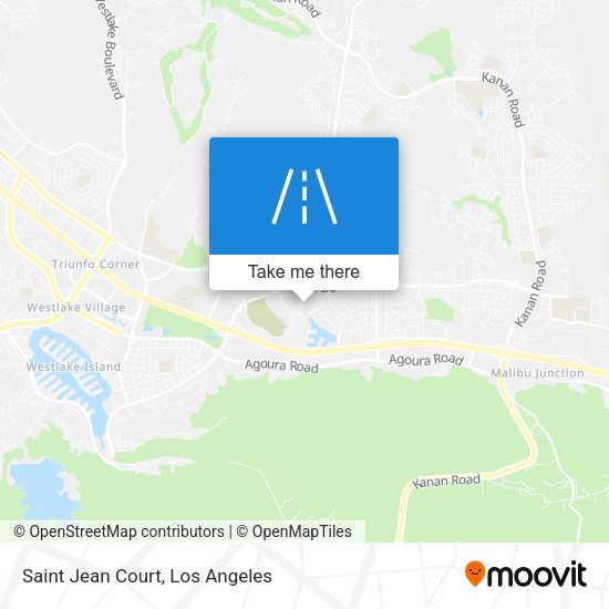 Saint Jean Court map