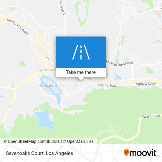 Mapa de Sevenoaks Court