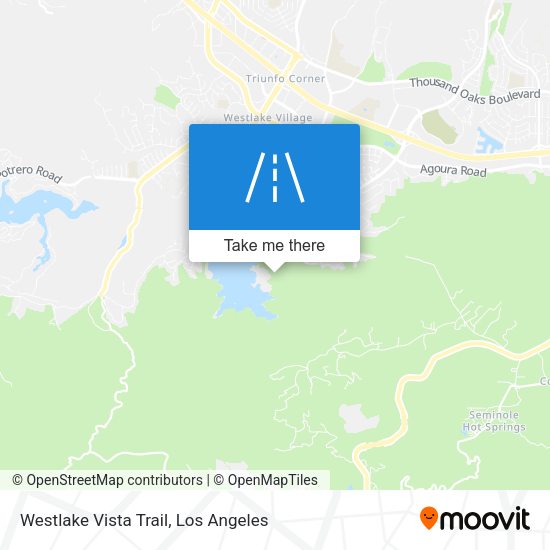 Mapa de Westlake Vista Trail