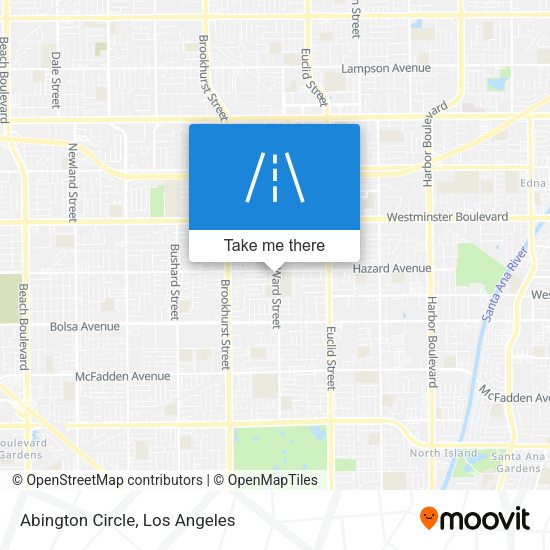 Mapa de Abington Circle