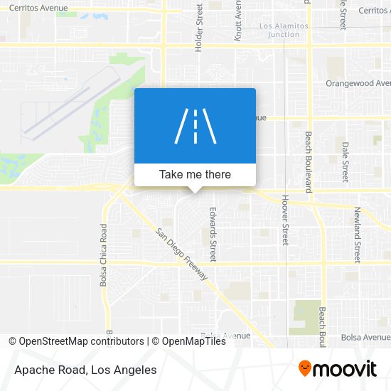 Mapa de Apache Road