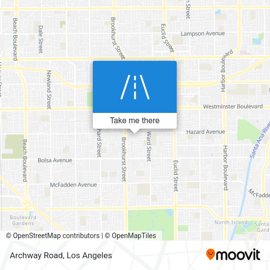 Mapa de Archway Road
