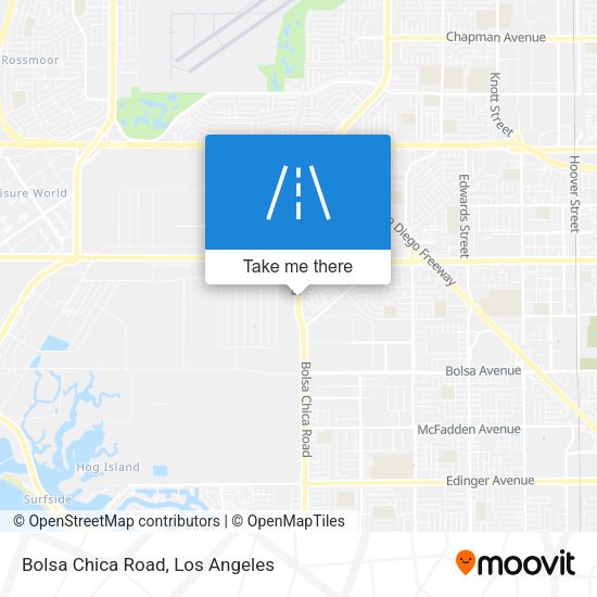 Bolsa Chica Road map