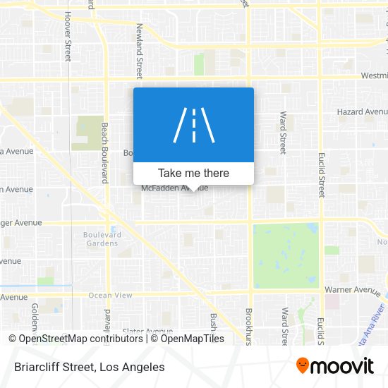 Mapa de Briarcliff Street