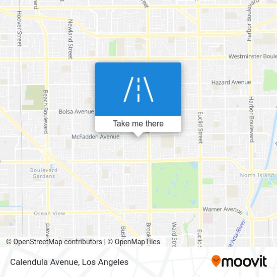 Calendula Avenue map