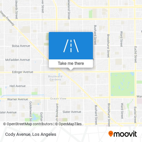 Mapa de Cody Avenue