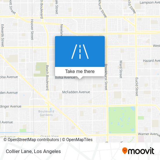 Mapa de Collier Lane