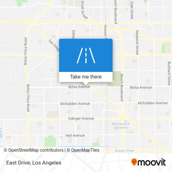 Mapa de East Drive