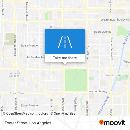 Mapa de Exeter Street