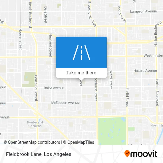 Fieldbrook Lane map
