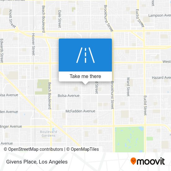 Mapa de Givens Place