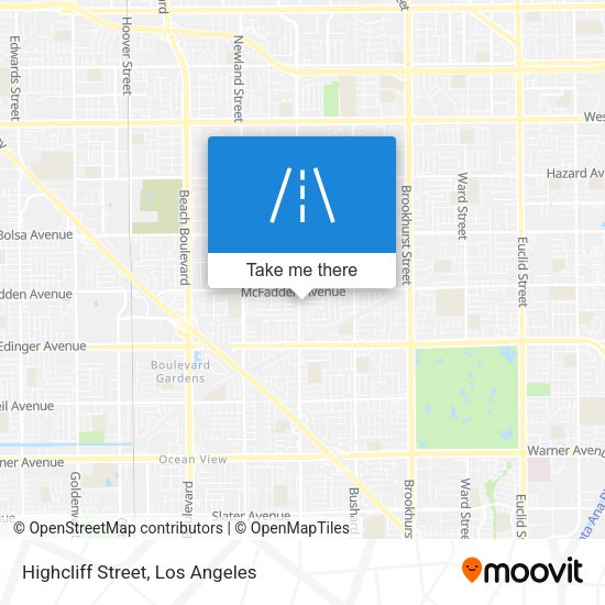 Highcliff Street map