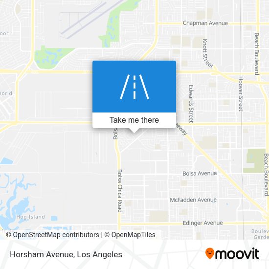 Mapa de Horsham Avenue