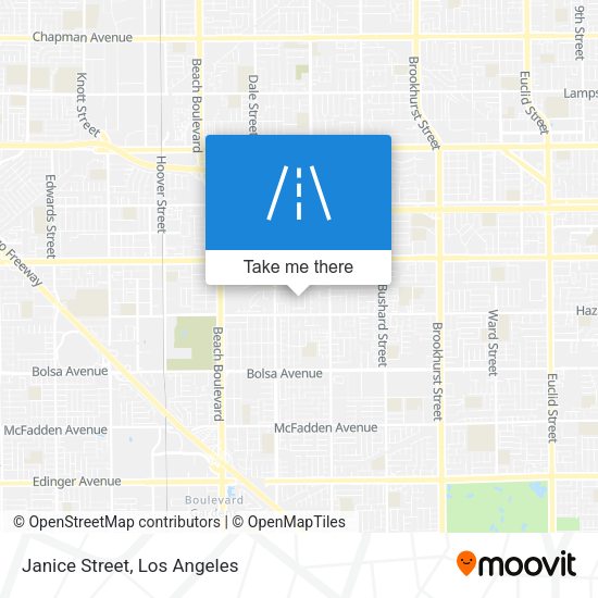 Mapa de Janice Street