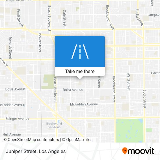 Juniper Street map