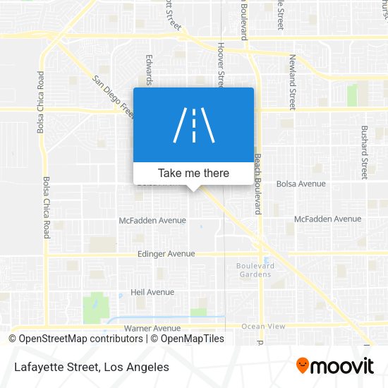 Mapa de Lafayette Street