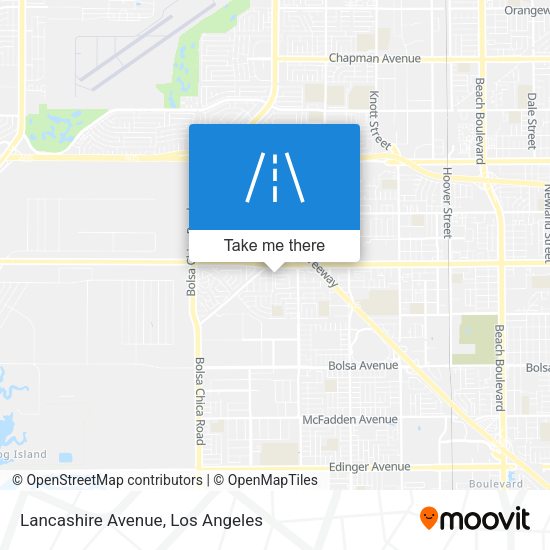 Lancashire Avenue map