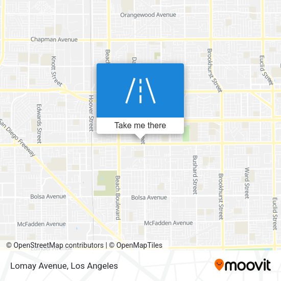 Lomay Avenue map