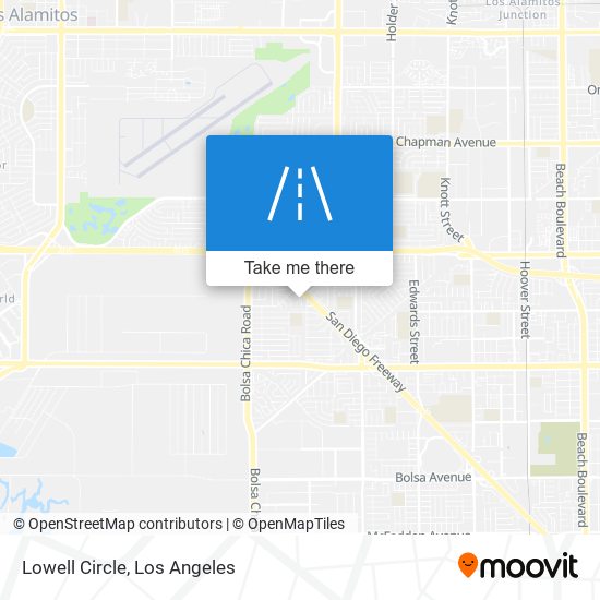 Mapa de Lowell Circle