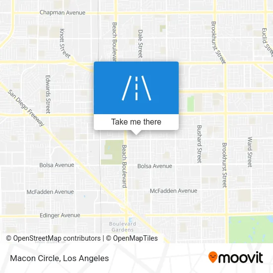 Macon Circle map