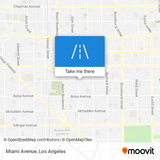 Miami Avenue map