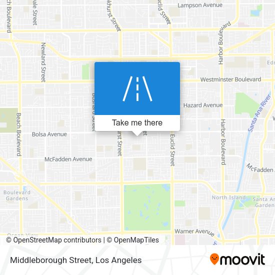 Mapa de Middleborough Street