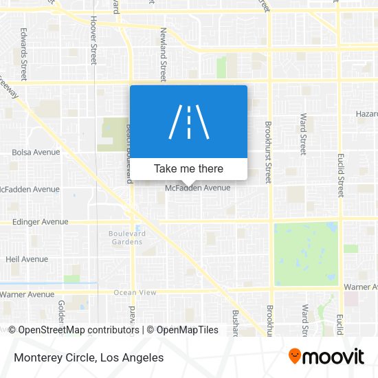 Monterey Circle map