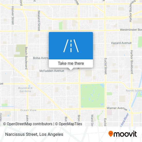 Mapa de Narcissus Street