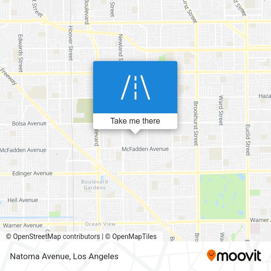 Mapa de Natoma Avenue
