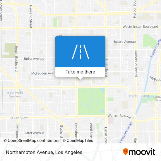 Mapa de Northampton Avenue