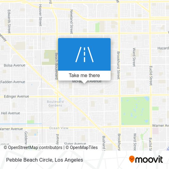Pebble Beach Circle map