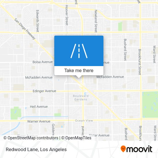 Mapa de Redwood Lane