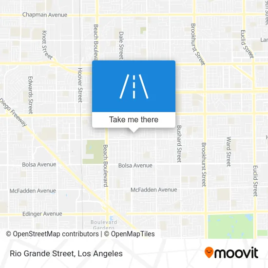 Rio Grande Street map