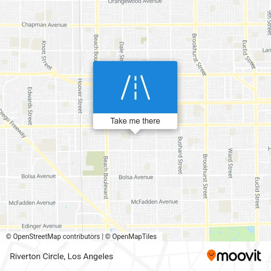 Riverton Circle map