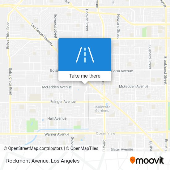 Rockmont Avenue map