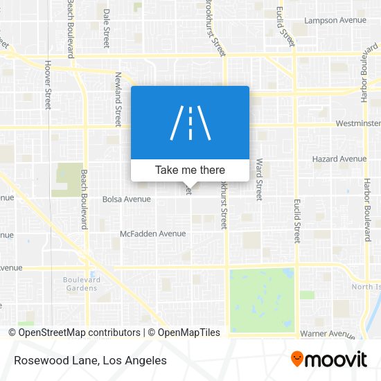 Mapa de Rosewood Lane