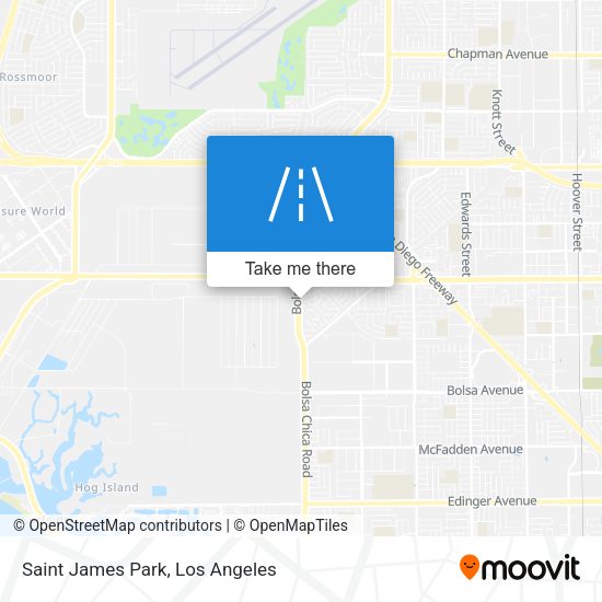 Saint James Park map