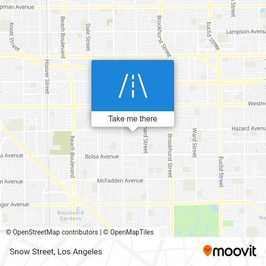 Snow Street map