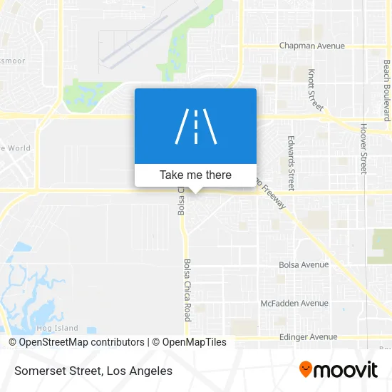 Somerset Street map