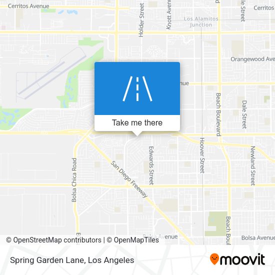 Spring Garden Lane map
