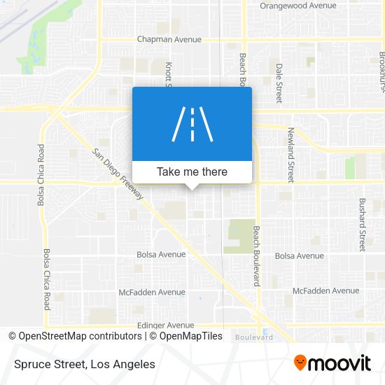 Mapa de Spruce Street