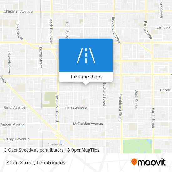 Mapa de Strait Street
