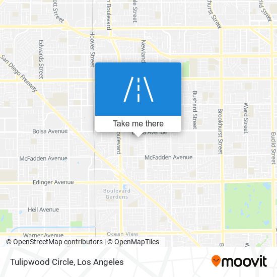 Mapa de Tulipwood Circle