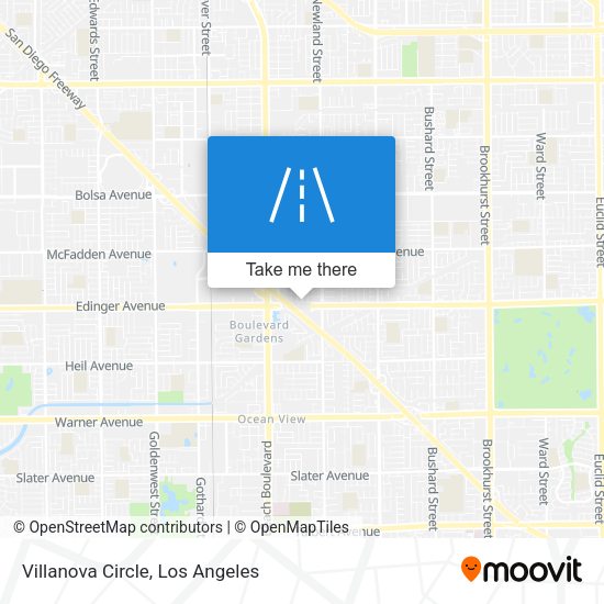 Mapa de Villanova Circle