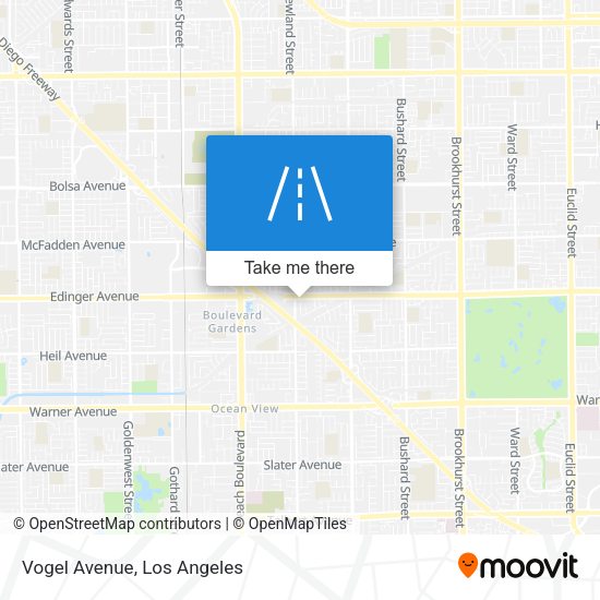 Mapa de Vogel Avenue