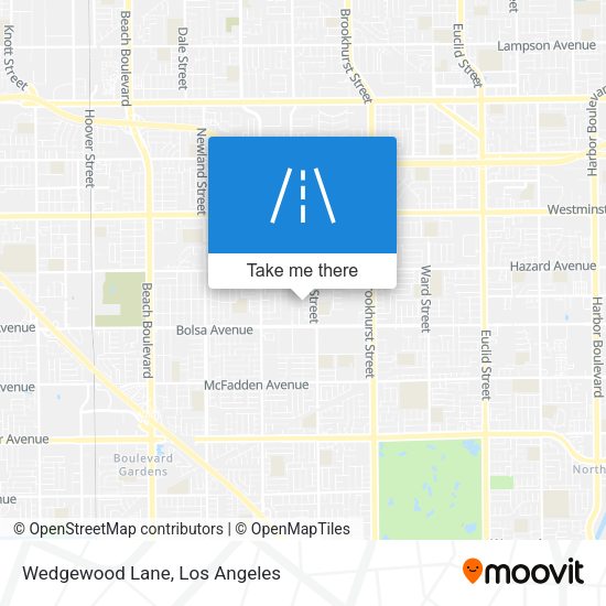Mapa de Wedgewood Lane