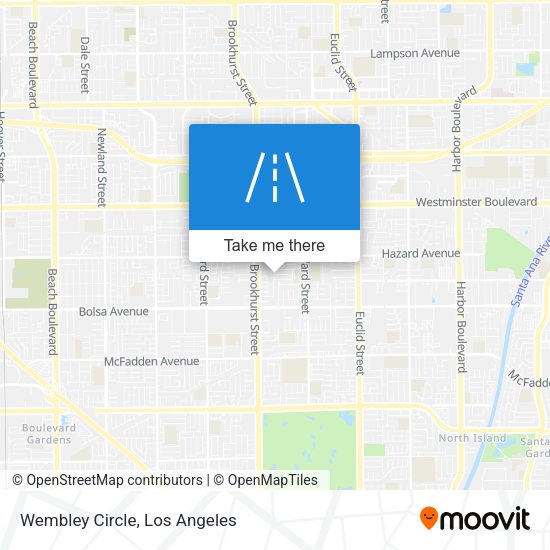 Mapa de Wembley Circle